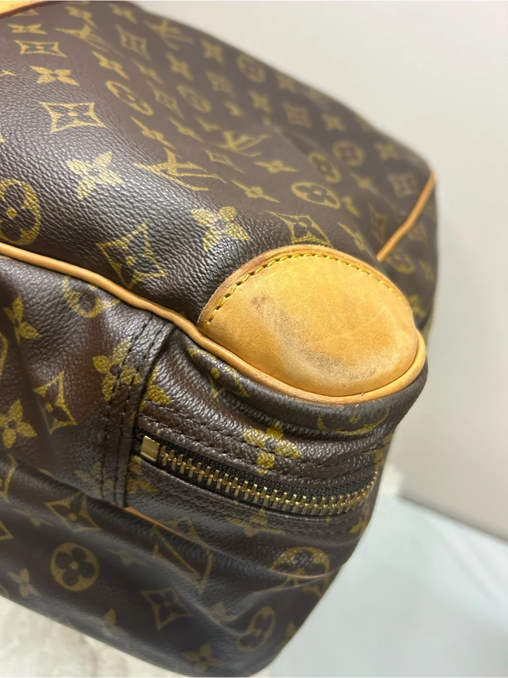 Louis Vuitton Sirius 55 Brown Monogram Canvas Travel Bag